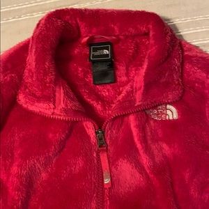 Hot pink North face girls jacket